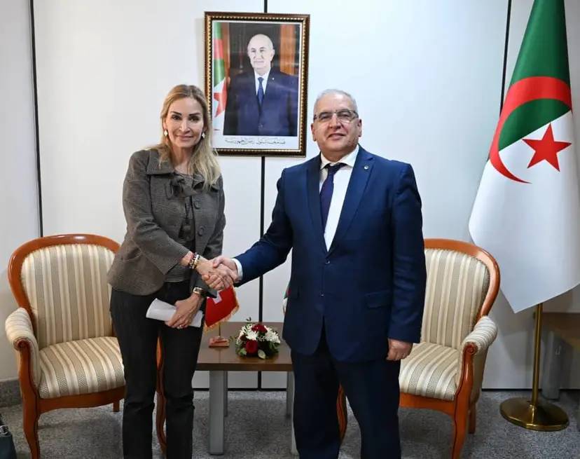 M. Magramane reçoit le Secrétaire d'État adjoint aux affaires étrangères chargé du Moyen-Orient et en Afrique du Nord au Ministère des affaires étrangères de la Confédération suisse